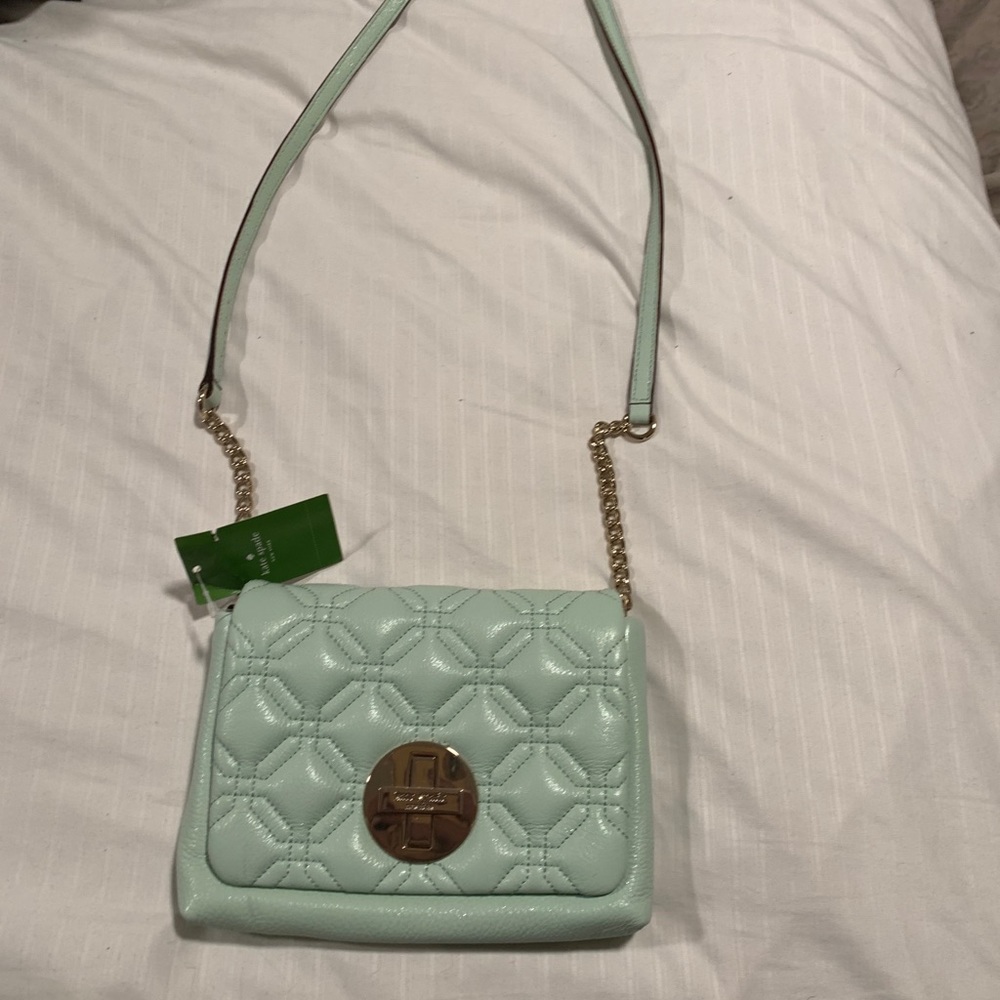 Mint crossbody Kate spade bag